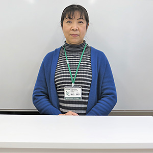 日本語メンタリング室 専門職主務 日本語講師 坂口 敦子